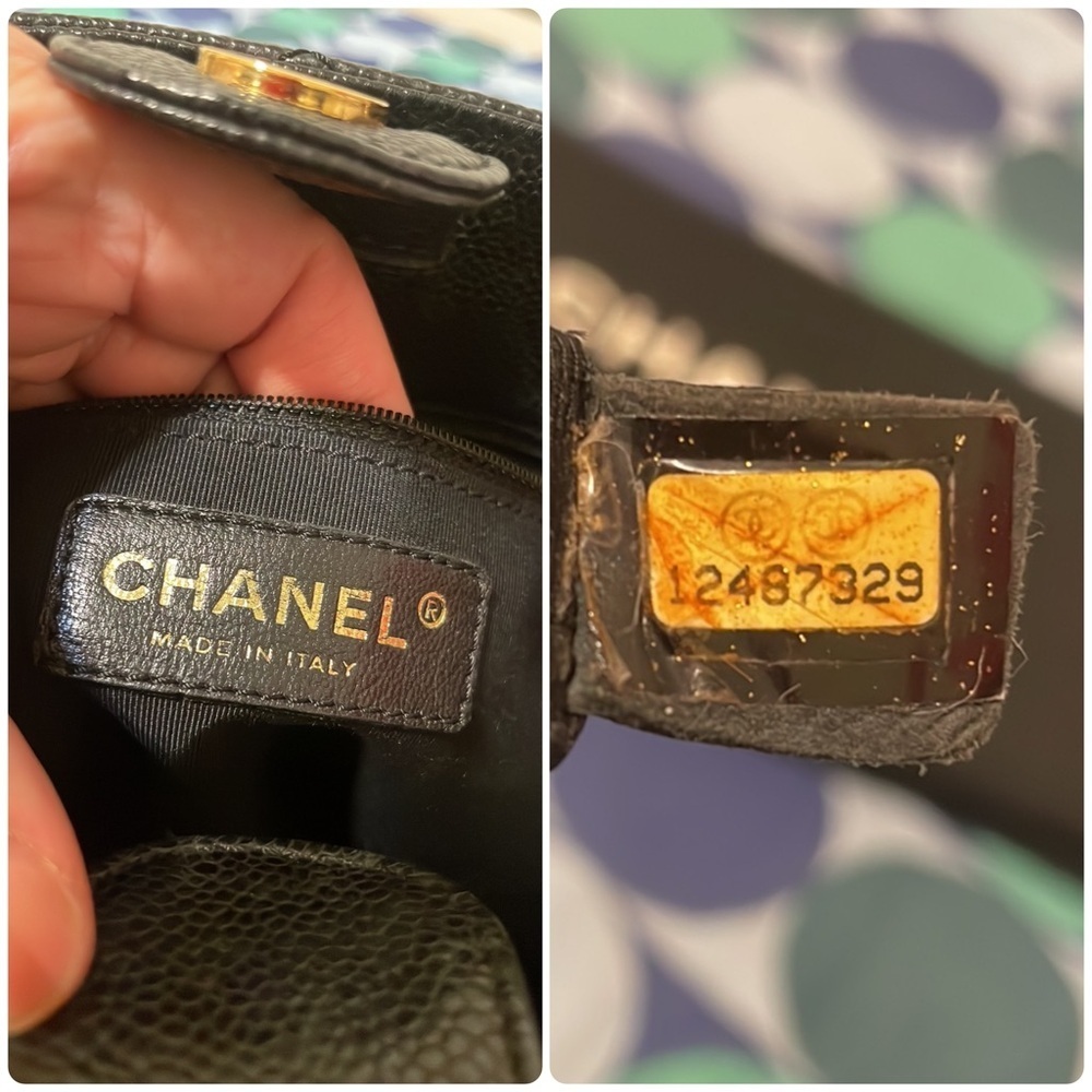 Chanel PST Black Quilted Caviar Shoulder Bag - Picture 15 of 16